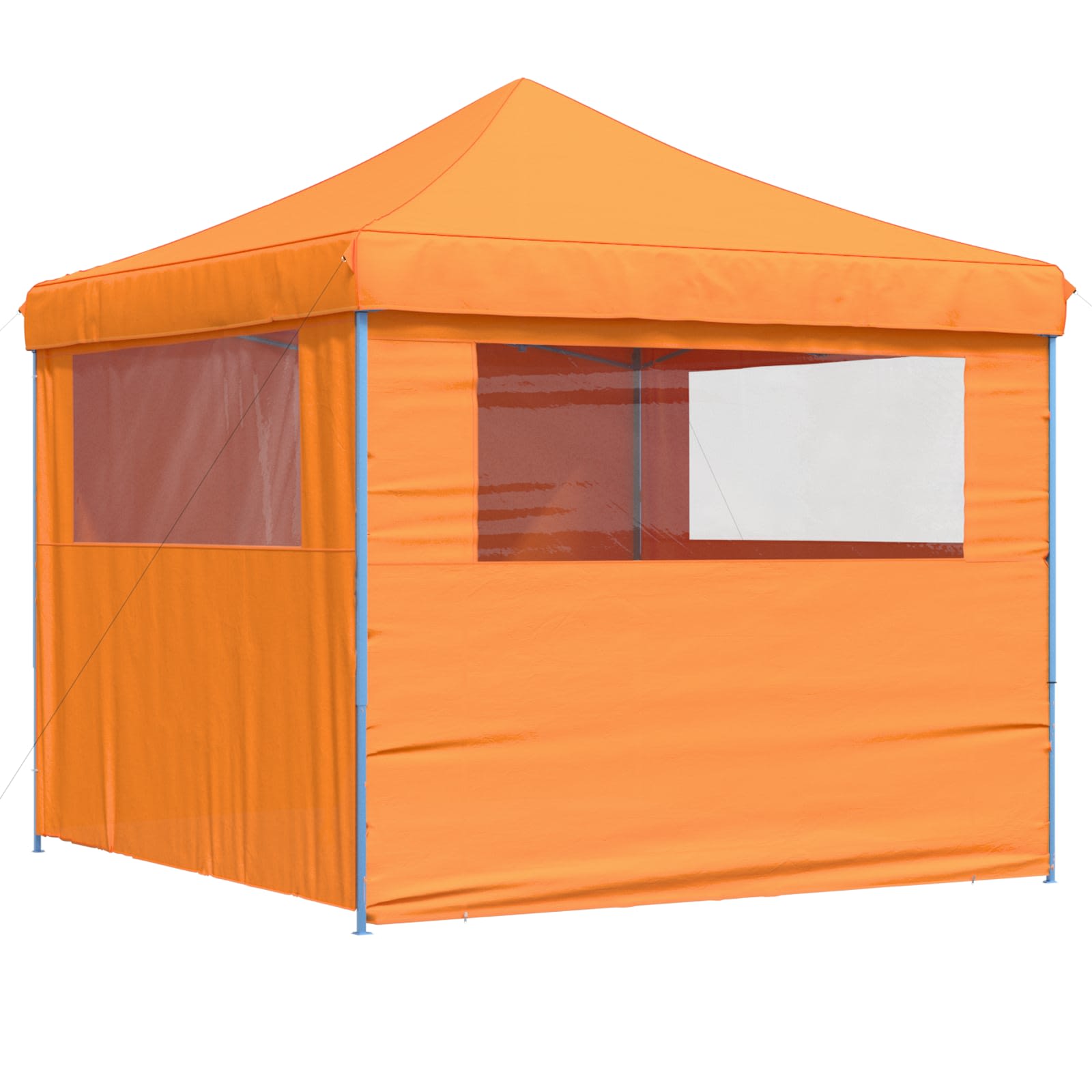 Partyzelt Faltbar Pop-Up Schwarz 292x292x315 cm