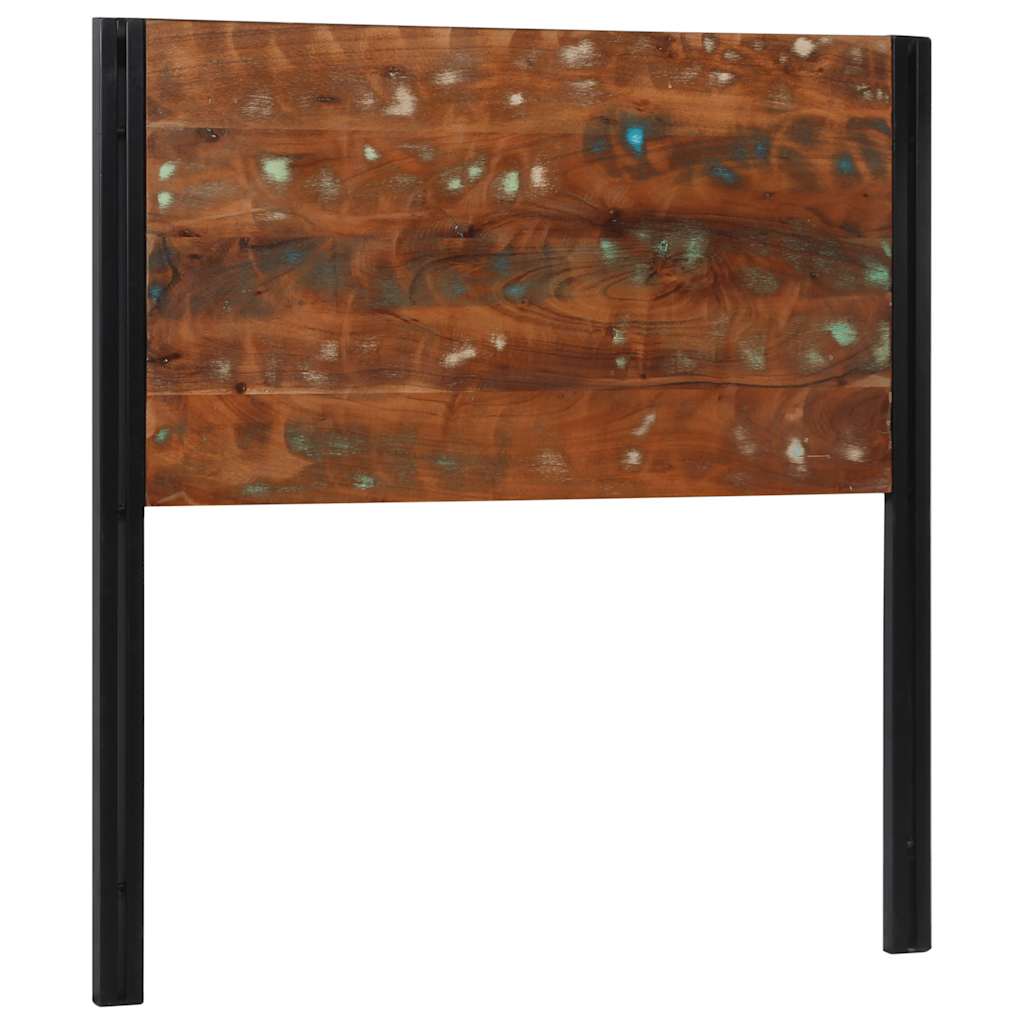 Kopfteil 100 cm Massivholz Mango und Eisen