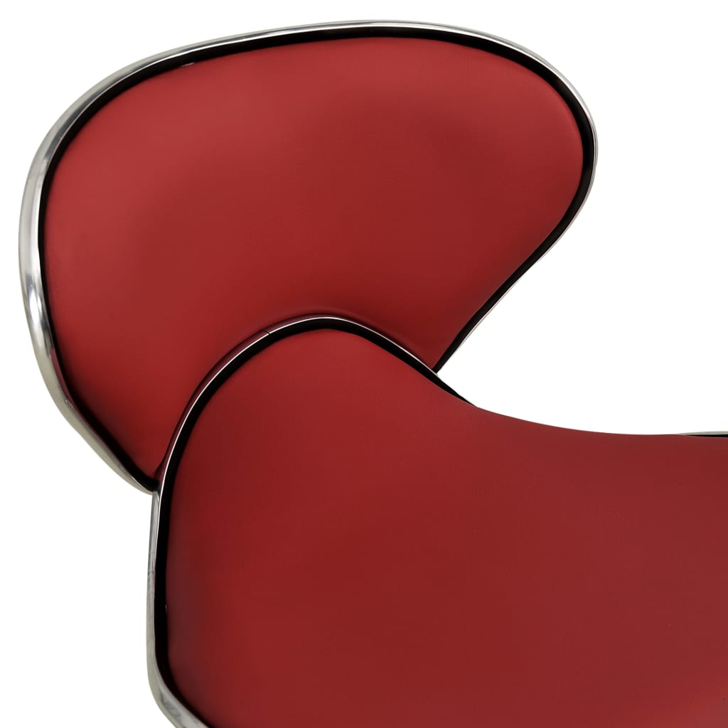 Friseur Rollhocker Rot