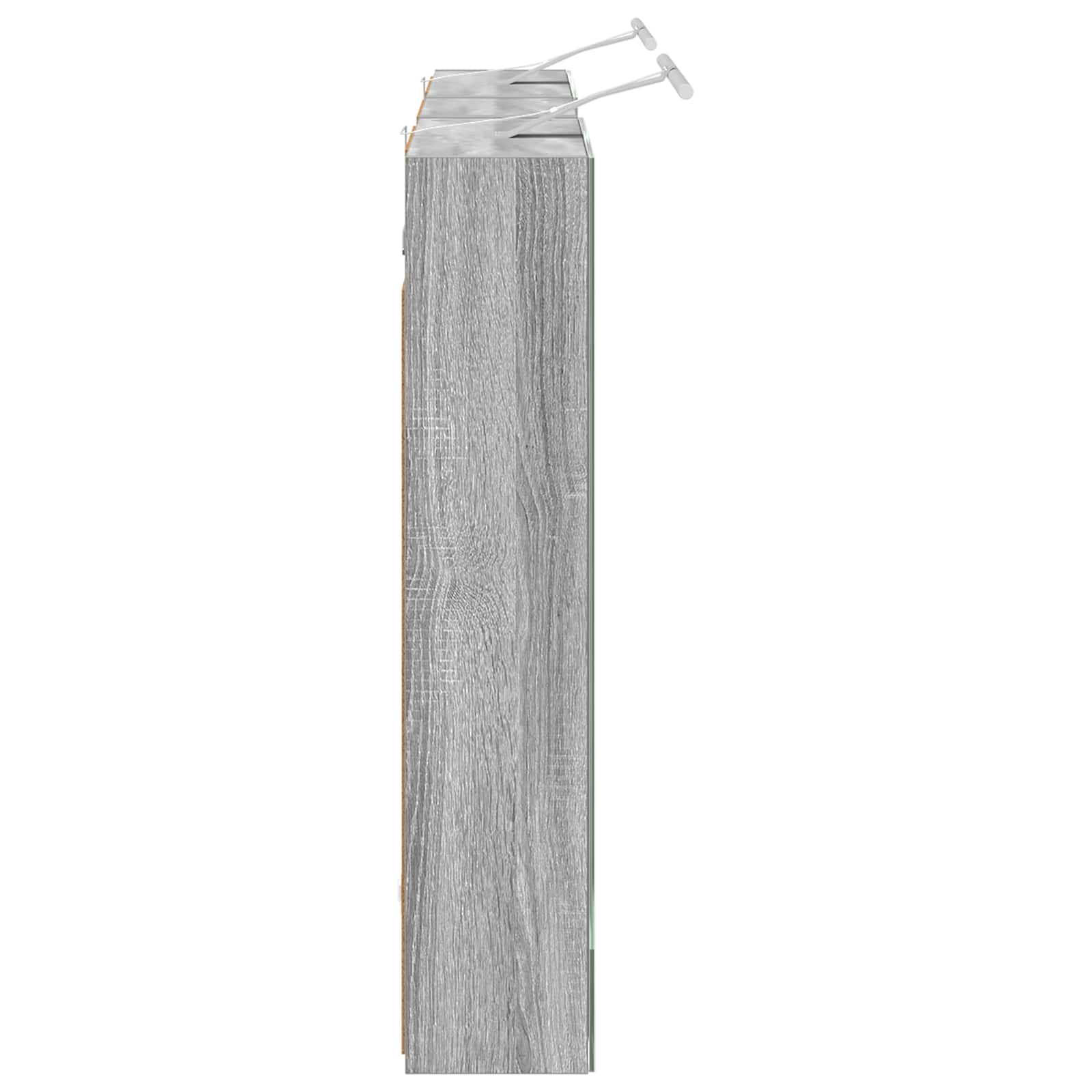 Badezimmerschrank-Set 3 pcs 80 x 10,5 x 50 cm Holzwerkstoff