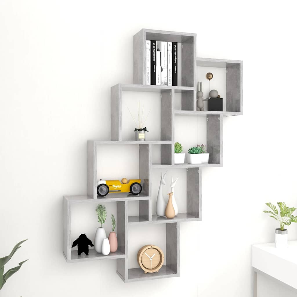 Würfelregal Weiß 90x15x119 cm Holzwerkstoff