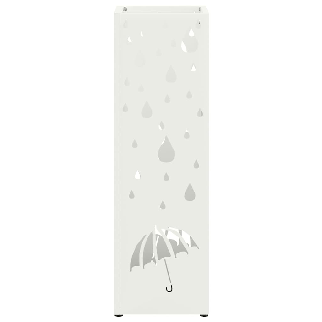 Regenschirmständer Schwarz 15,5 x 15,5 x 49 cm Stahl