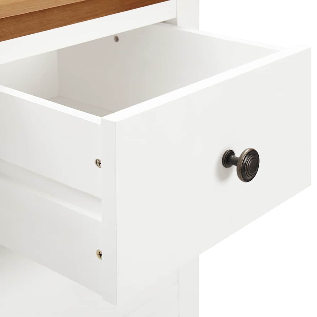 Kleiderschrank 76 x 52 x 105 cm Eiche Massivholz
