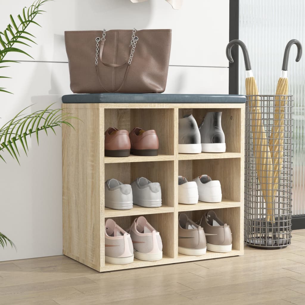 Schuhregale 2 Stk. Weiß 52,5x30x50 cm