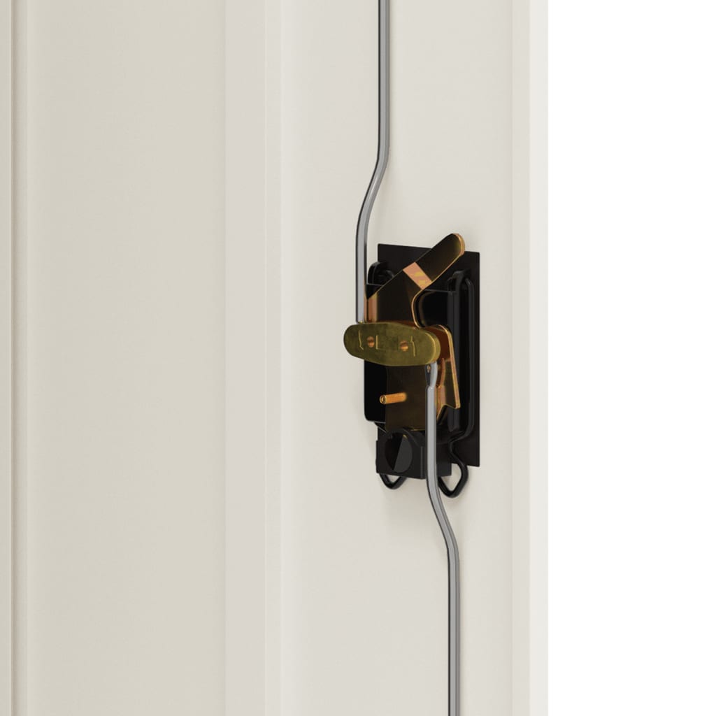 Aktenschrank mit 2 Türen Grau 90 cm Stahl