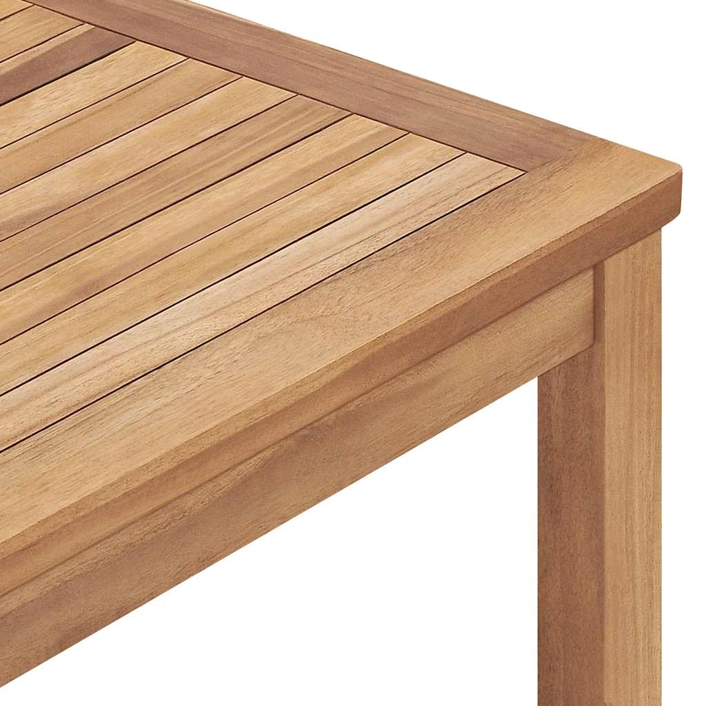 Garten-Esstisch 140x80x77 cm Massivholz Teak