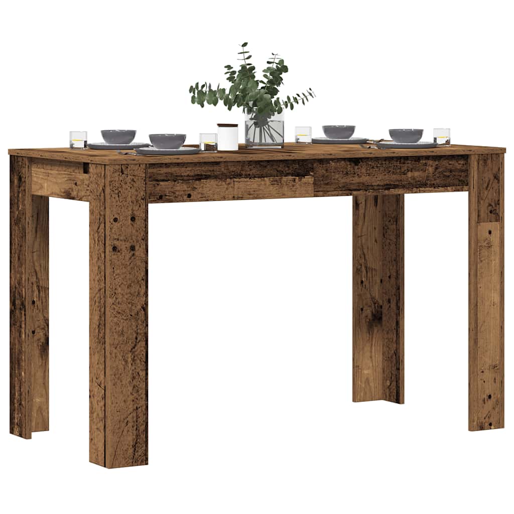 Esstisch Weiß 120x60x76 cm Holzwerkstoff