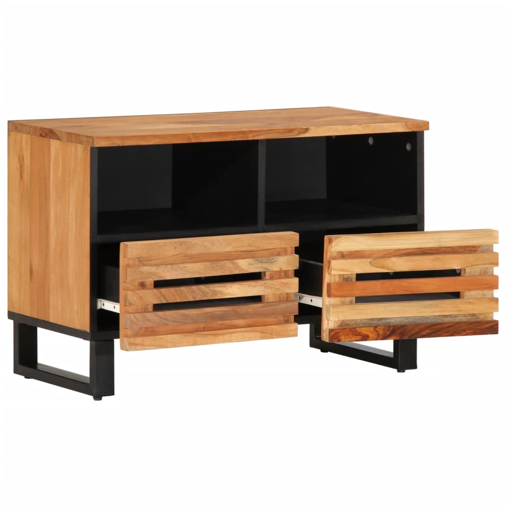 TV-Schrank Braun 70x34x46 cm Massivholz Mango