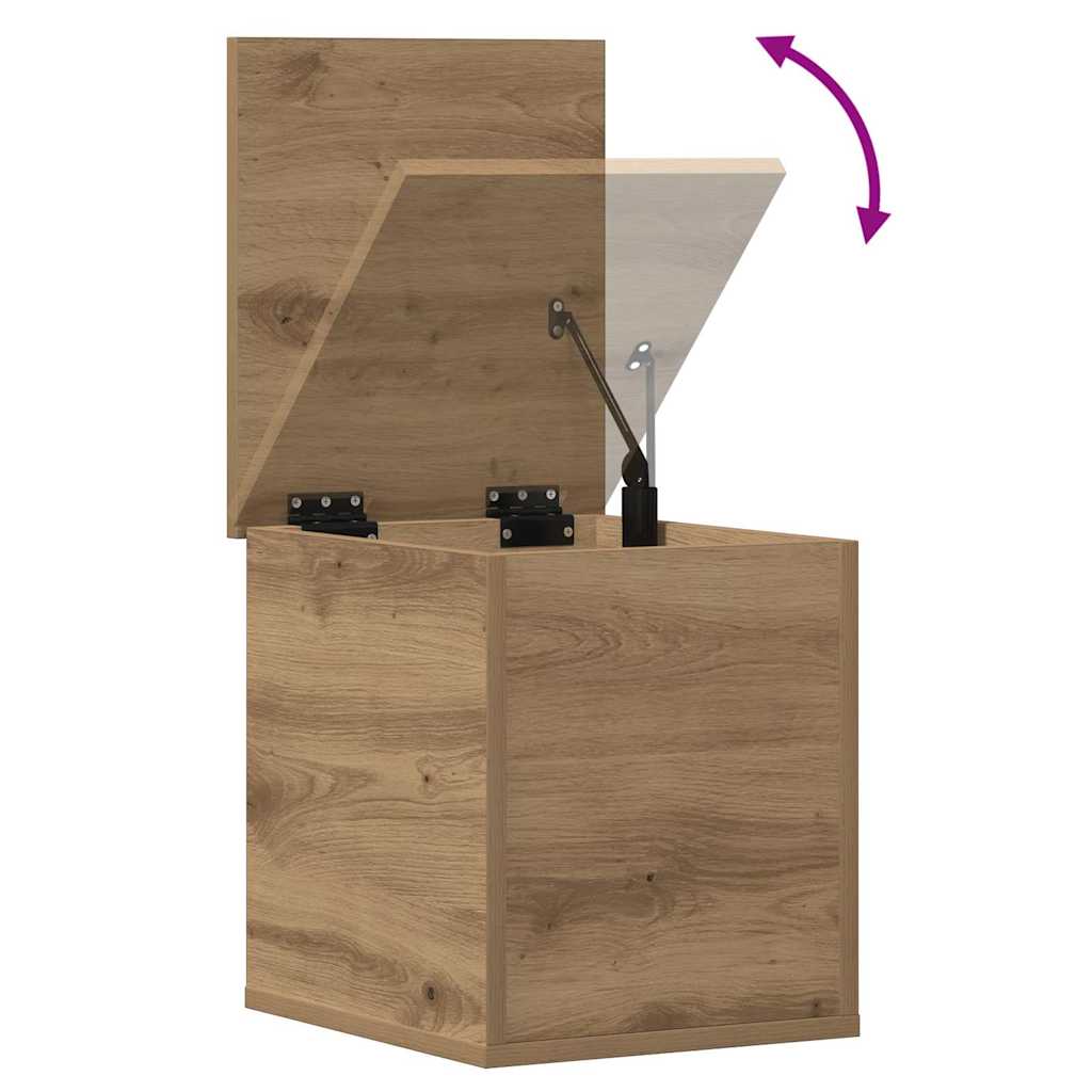 Aufbewahrungstruhe Weiß 84x42x46 cm Holzwerkstoff