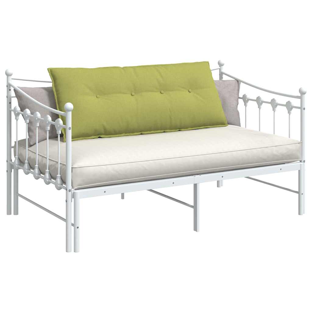 Rückenkissen Hellgrau 50 x 19 x 45 cm Stoff