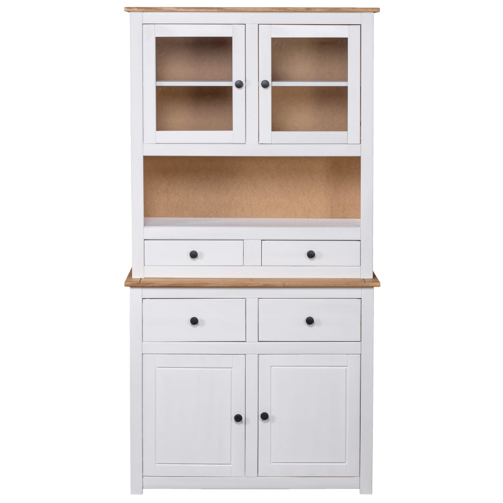 Highboard 93x40,5x180 cm Kiefernholz Panama