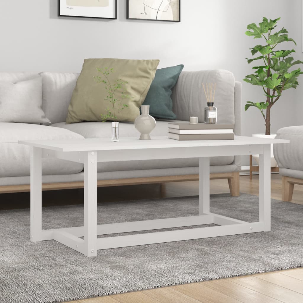 Couchtisch 110x55x45 cm Massivholz Kiefer