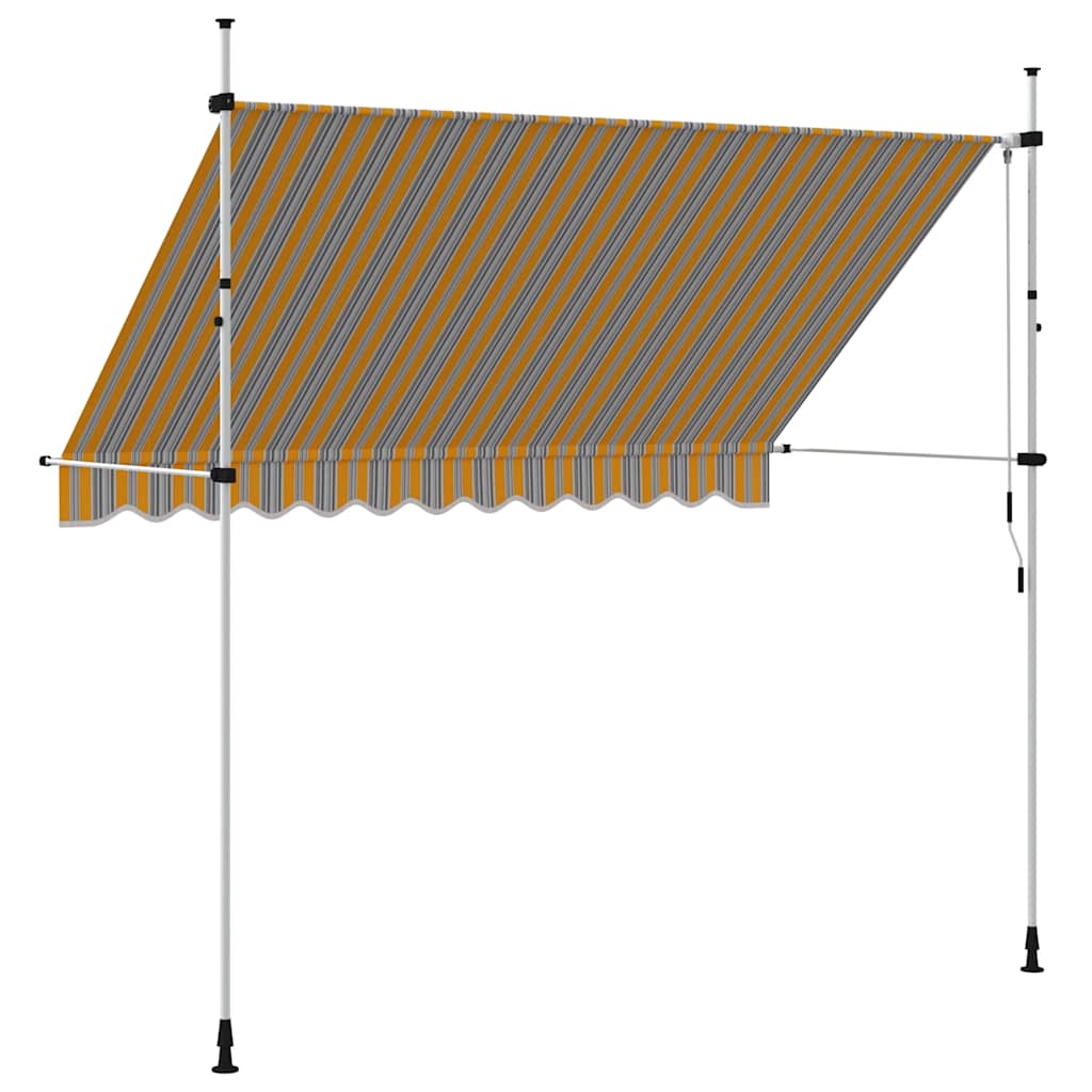 Einziehbare Markise Handbetrieben 150 cm Anthrazit