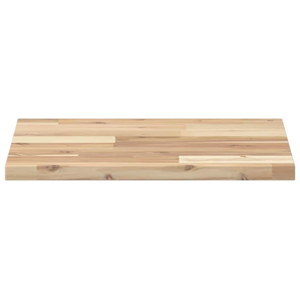 Tischplatte Rund Ø40x2 cm Massivholz Akazie