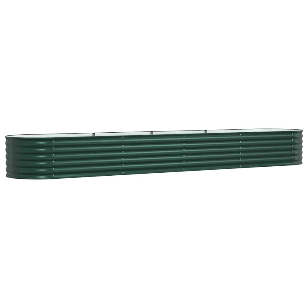 Hochbeet Grün 400 x 80 x 81 cm Stahl