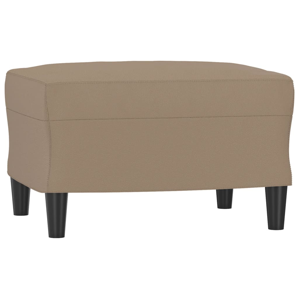 Fußhocker Schwarz 60x50x41 cm Kunstleder