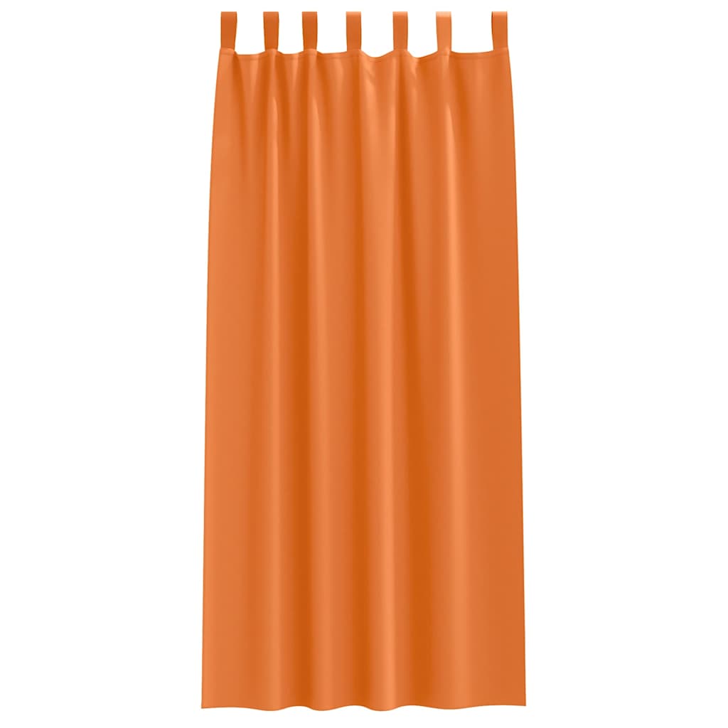 Verdunkelungs-Vorhänge mit Ringen 2 pcs Beige 140 x 140 cm
