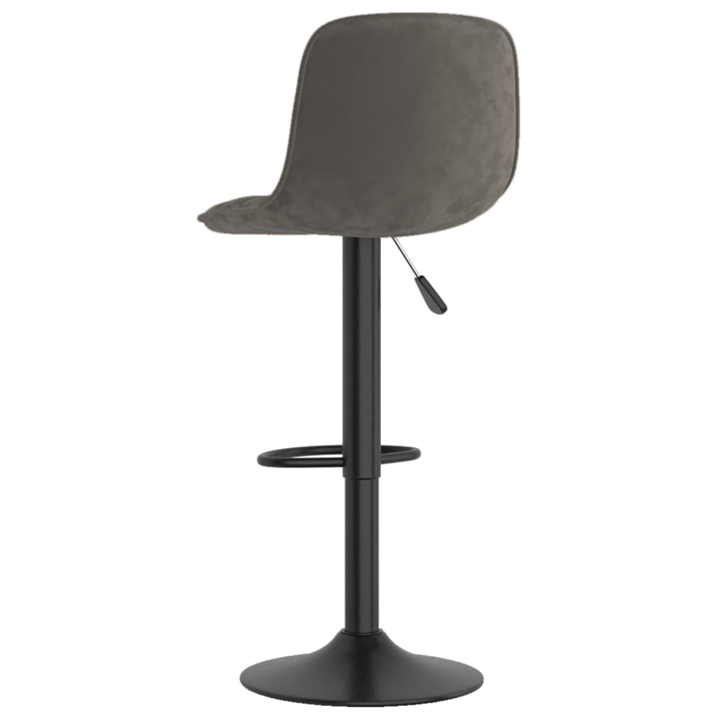 Barhocker 2 Stk. Hellgrün Samt