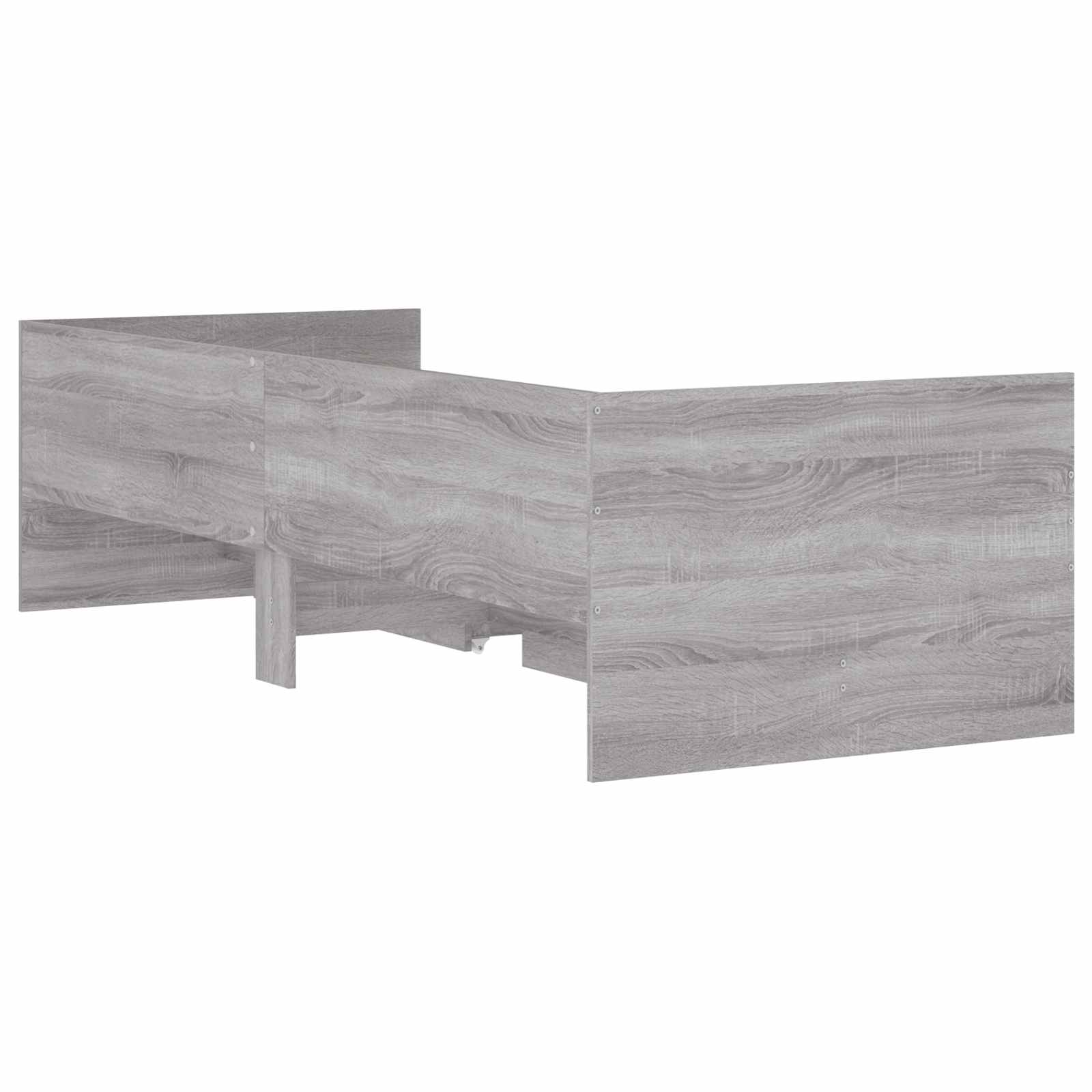 Bett mit Schubladen Braun Eiche-Optik 75x190 cm
