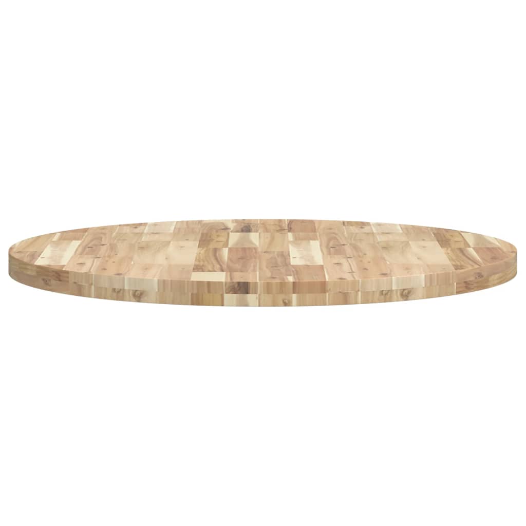 Tischplatte Rund Ø40x2 cm Massivholz Akazie