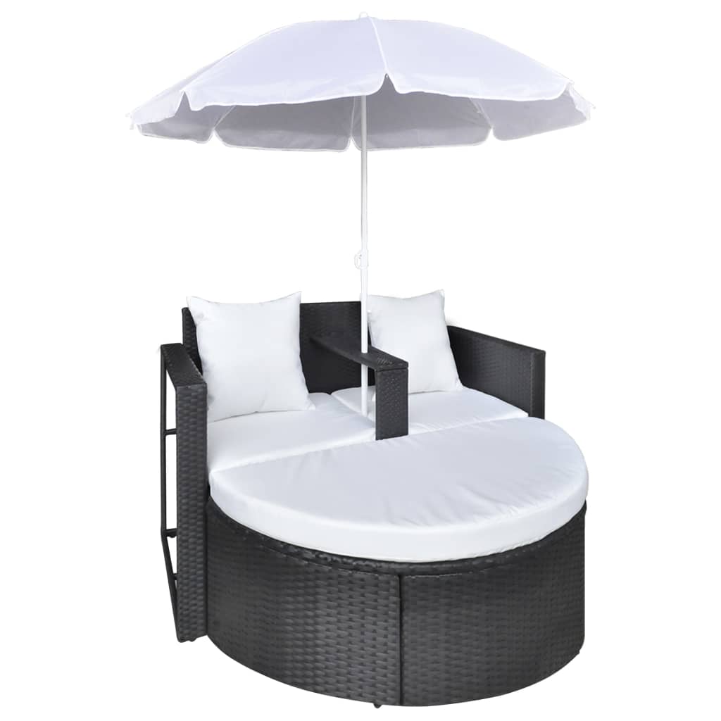 Garten-Sofa mit Kissen 8 pcs Beige und Hellgrau Poly-Rattan