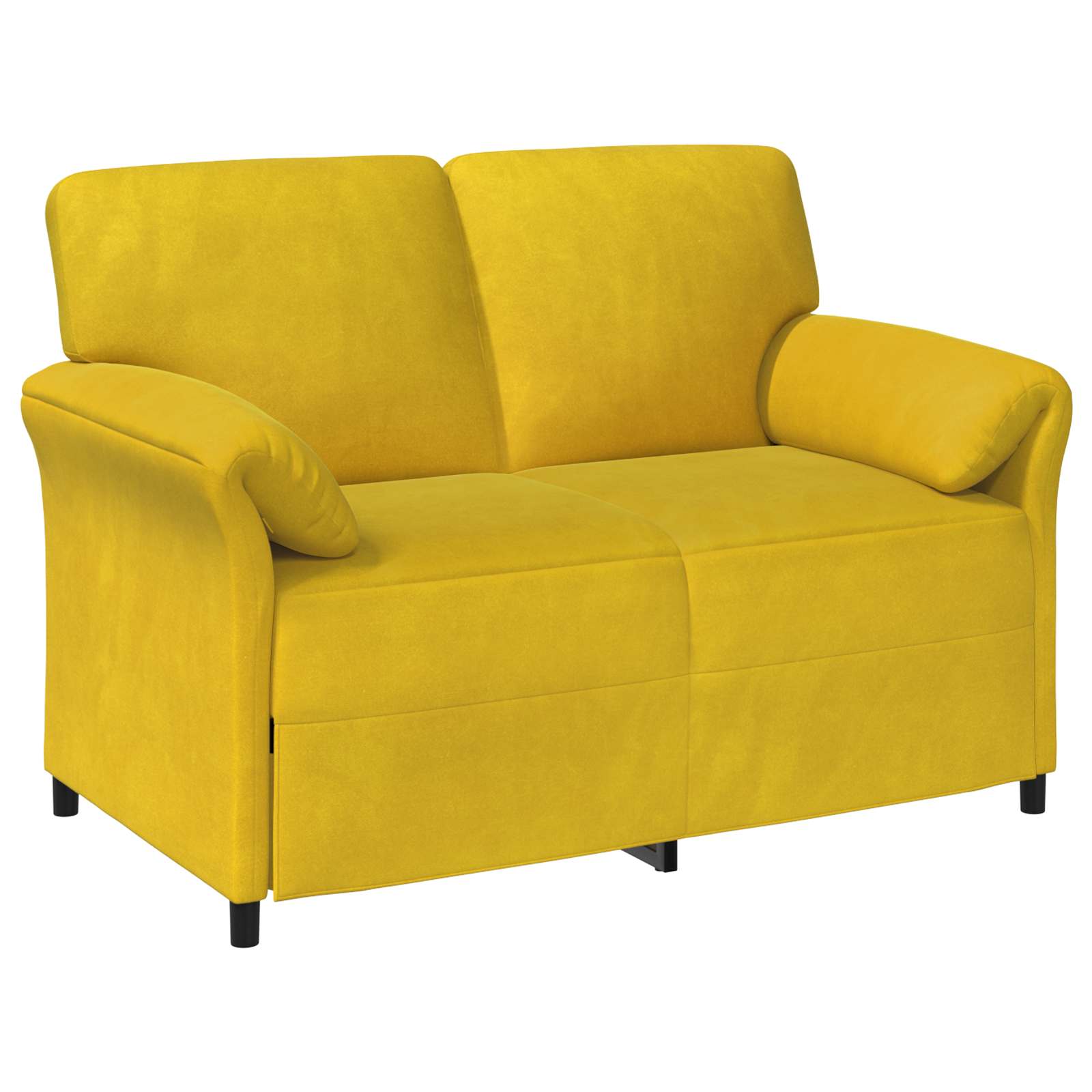 1-Sitzer Sofa Hellgrau 88 x 83 x 95 cm Samt