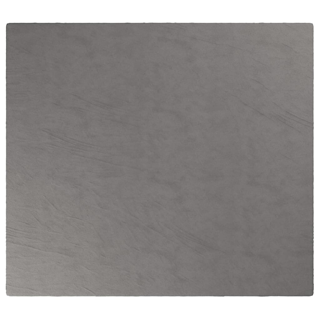 Gewichtsdecke mit Bezug Grau 122x183 cm 9 kg Stoff