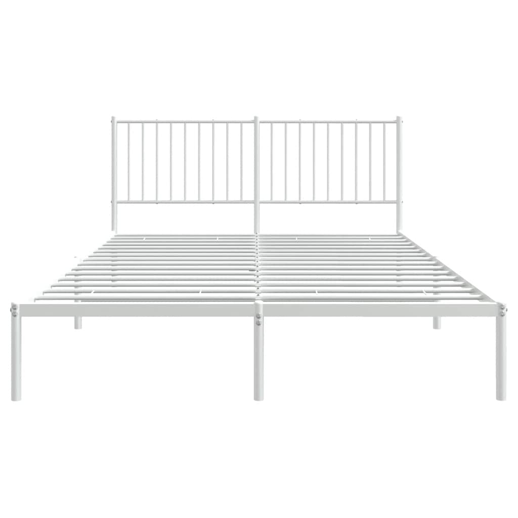 Bettgestell Metall Schwarz 75x190 cm
