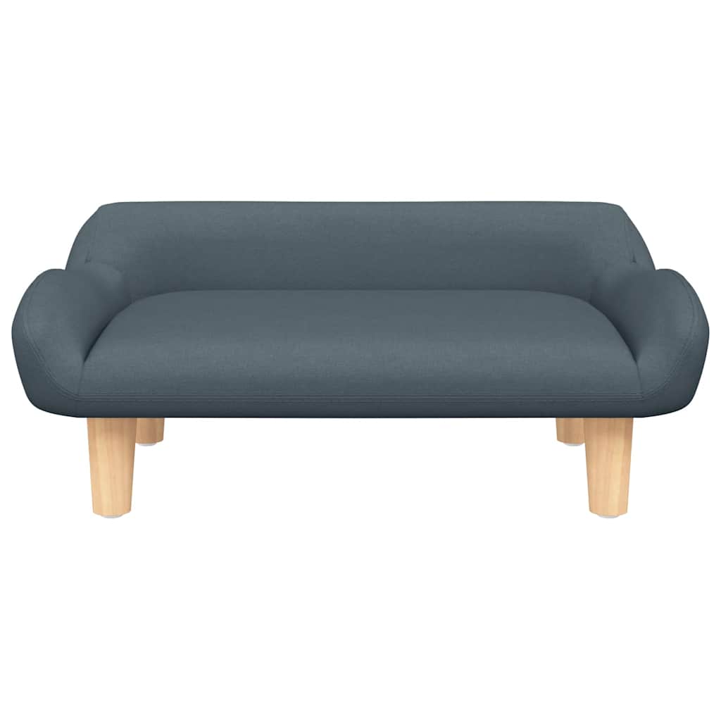 Hundebett Creme 70x40x24 cm Stoff