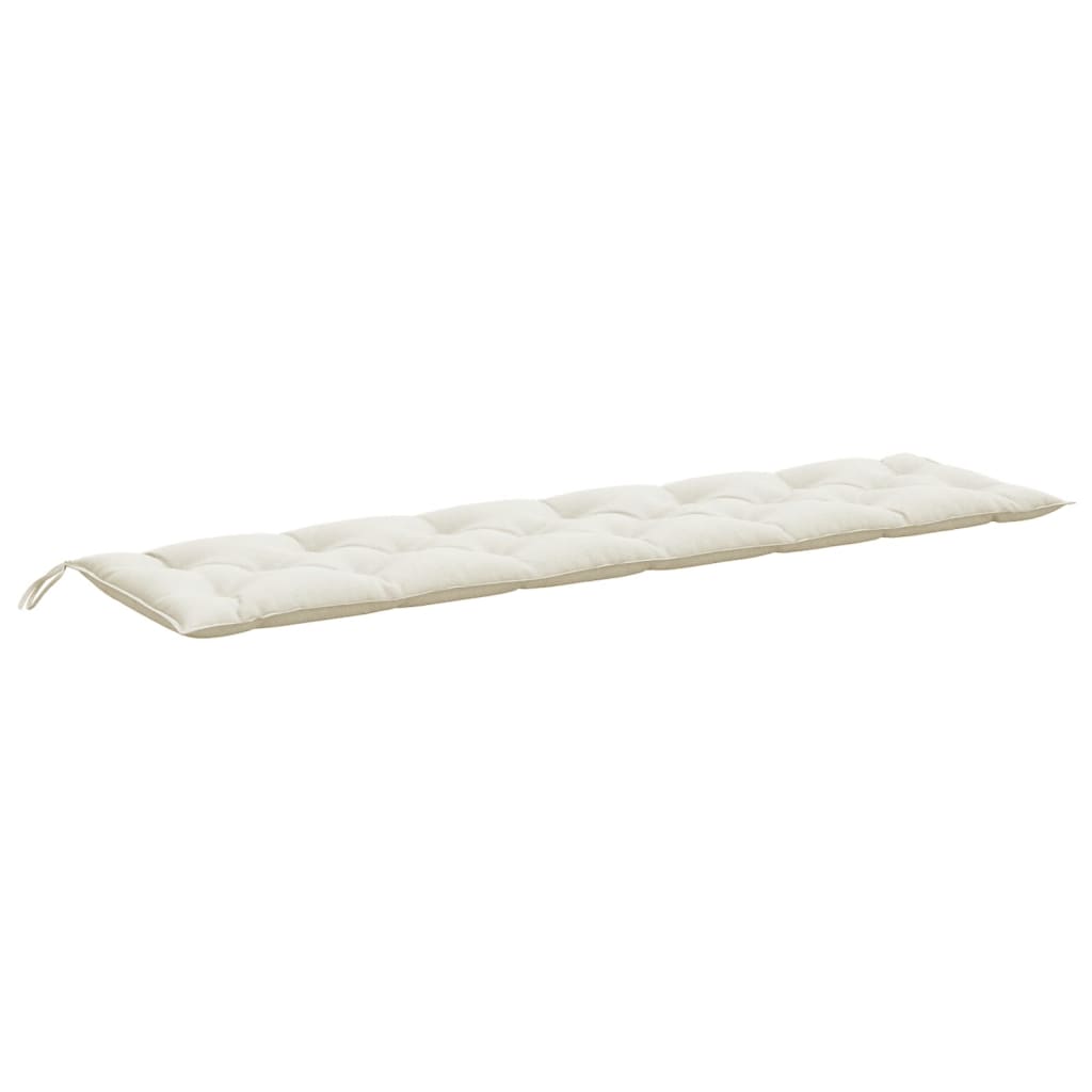 Gartenbank-Auflagen 2 Stk. Melange Anthrazit 100x50x7 cm Stoff