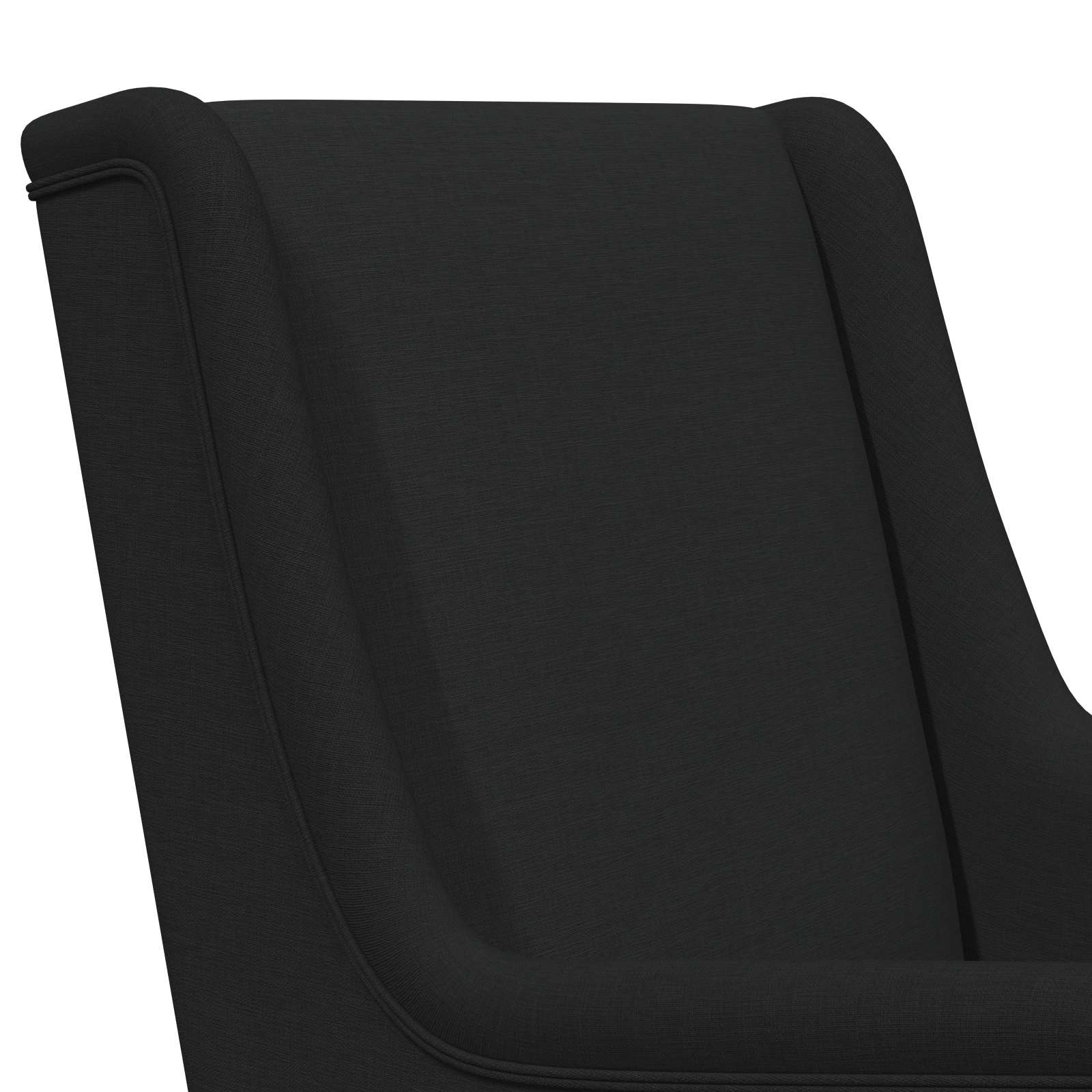 Schaukelstuhl Hellgrau 62 x 80 x 85 cm Stoff