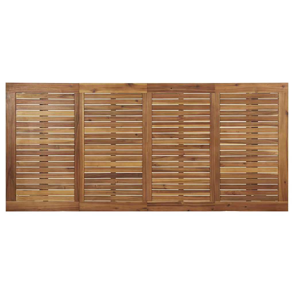 Garten Essgruppe 5 pcs Grau Massivholz Akazie
