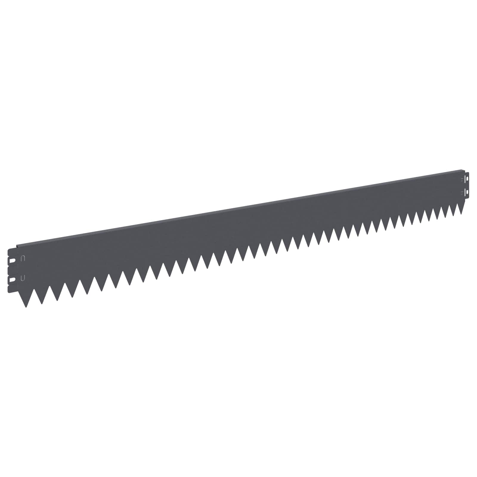 Raseneinfassung 10 pcs 103 x 10 cm Stahl Schwarz