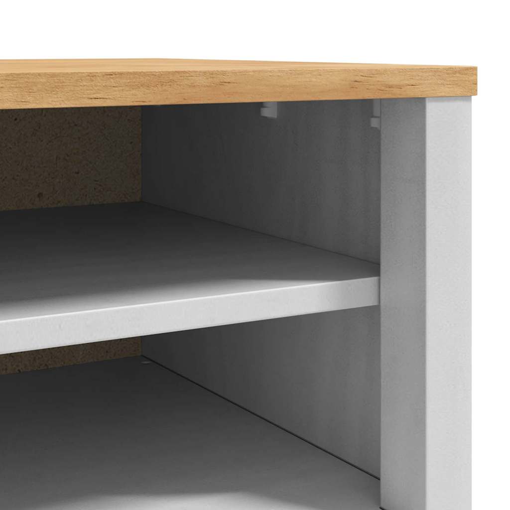 Flurbank FLORO Wachsbraun 115 x 40 x 45 cm Massivholz Kiefer