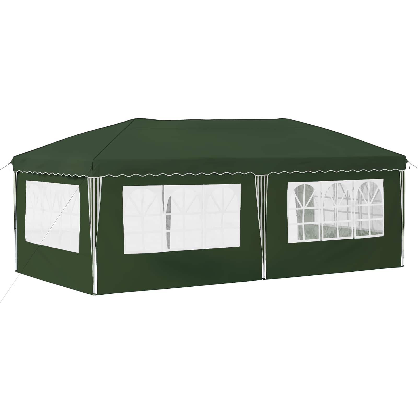 Pop-up Partyzelt 575 x 290 x 245 cm Creme