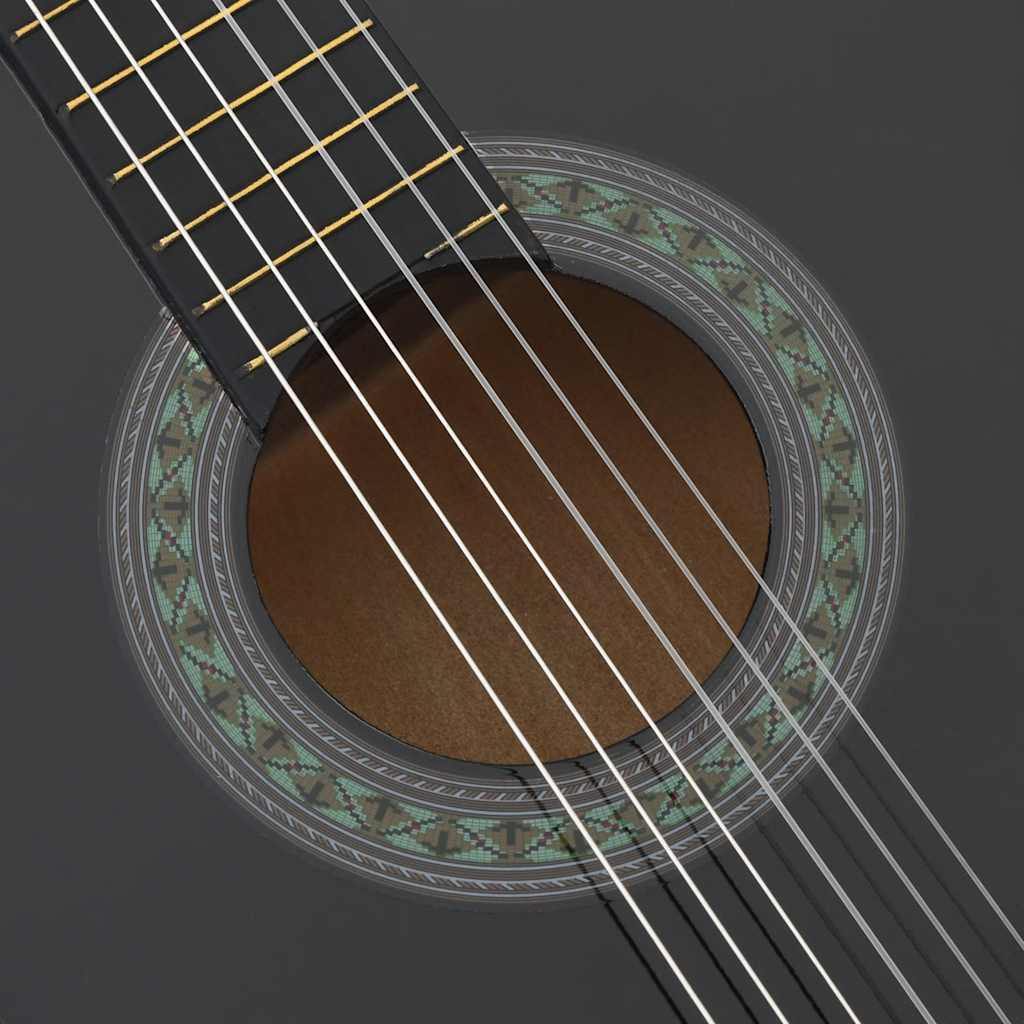 Klassische Gitarre für Anfänger 4/4 39" Lindenholz