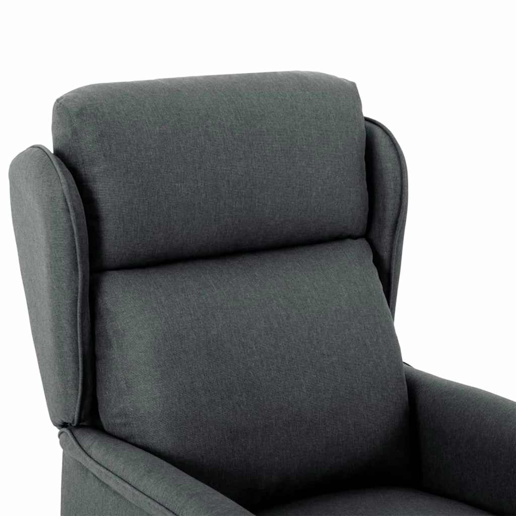 Massagesessel mit Kissen Hellgrau 93,5 x 67,5 x 101,5 cm Stoff