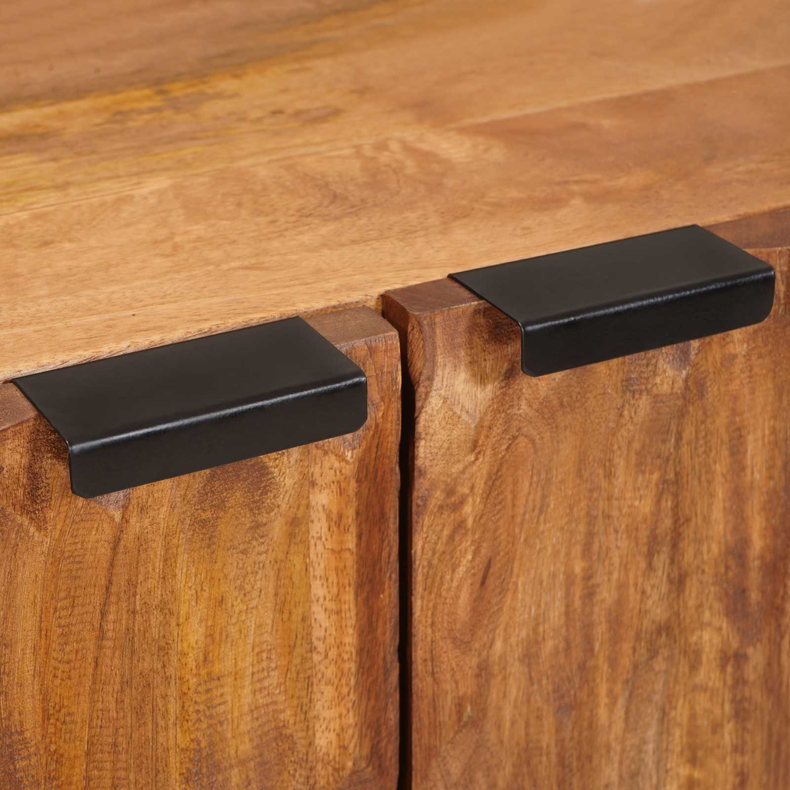 Sideboard mit Tür Weiße gewaschene Oberfläche 60 x 33 x 75 cm
