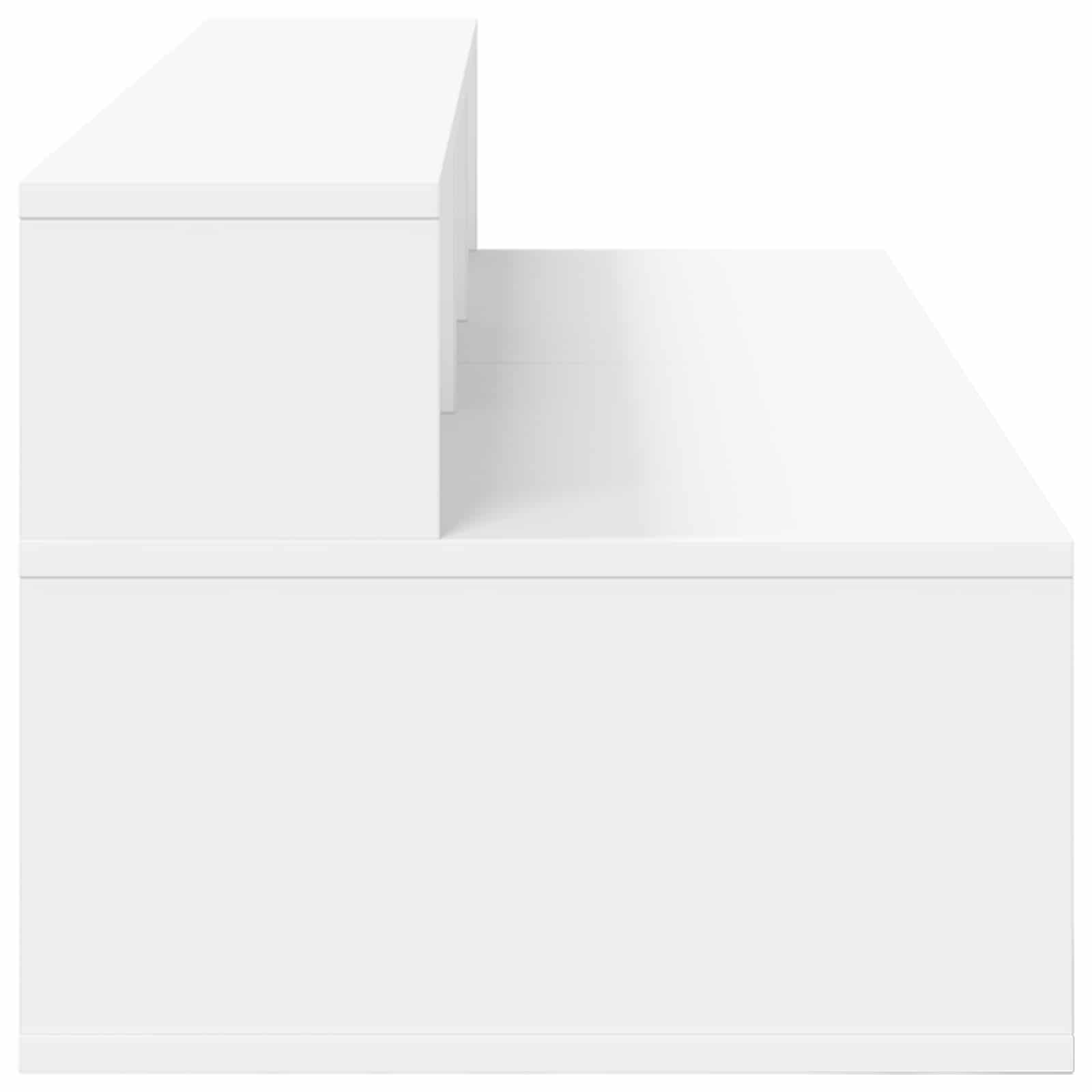 Studiotisch Weiß 152 x 42,5 x 36 cm Holzwerkstoff