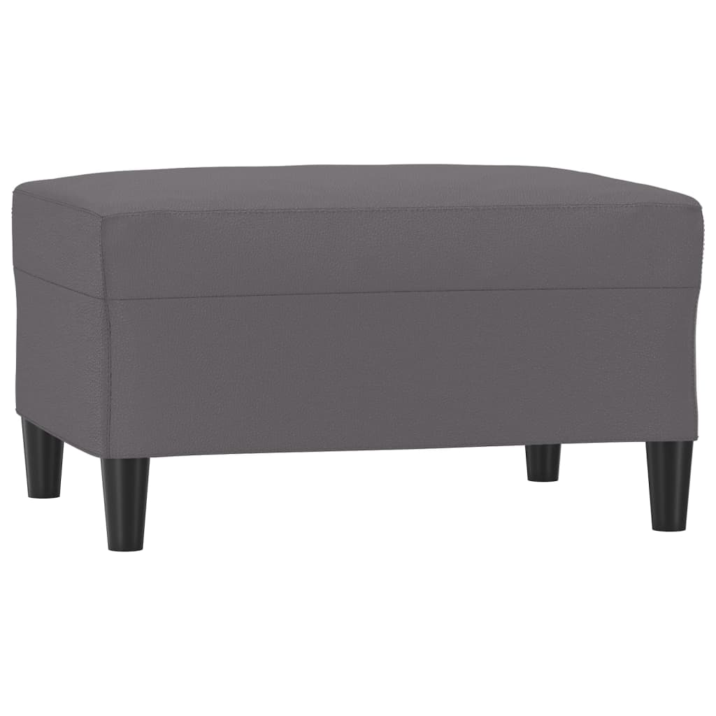 Fußhocker Schwarz 60x50x41 cm Kunstleder