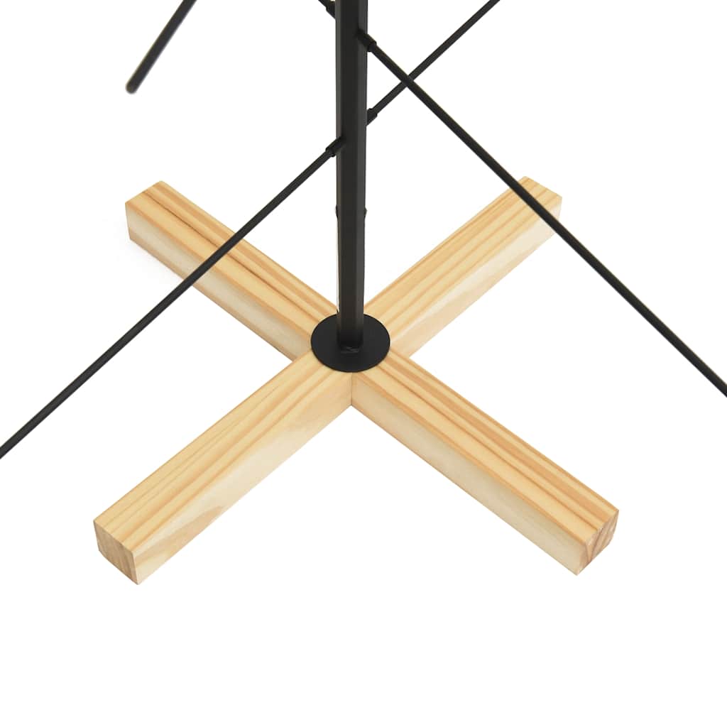 Metall Weihnachtsbaum Schwarz 59,5 cm Pulverbeschichteter Stahl