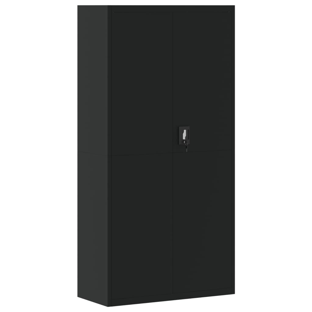 Aktenschrank Weiß 90x40x110 cm Stahl