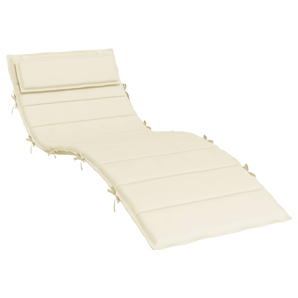 Sonnenliegen-Auflage Grau 180x60x4 cm Oxford-Gewebe