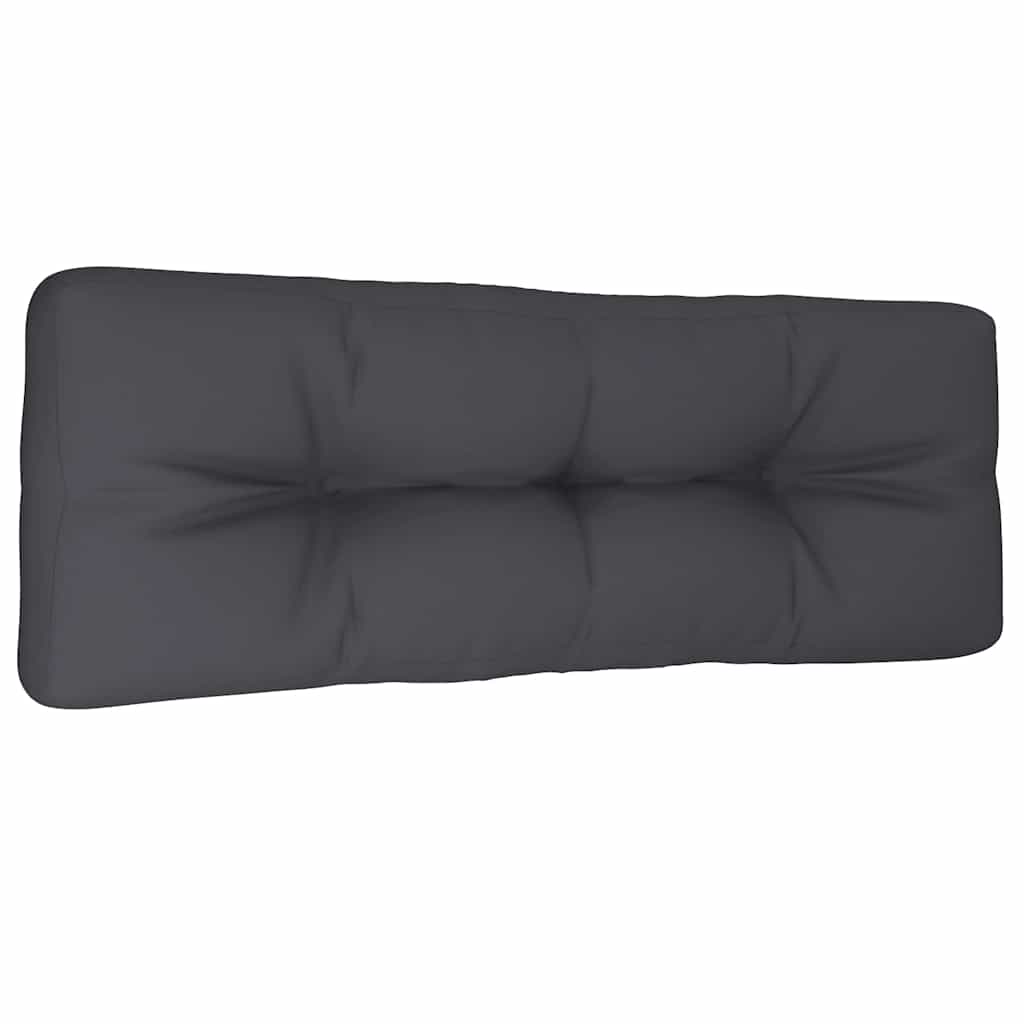Palettenkissen Anthrazit 50x40x12 cm Stoff