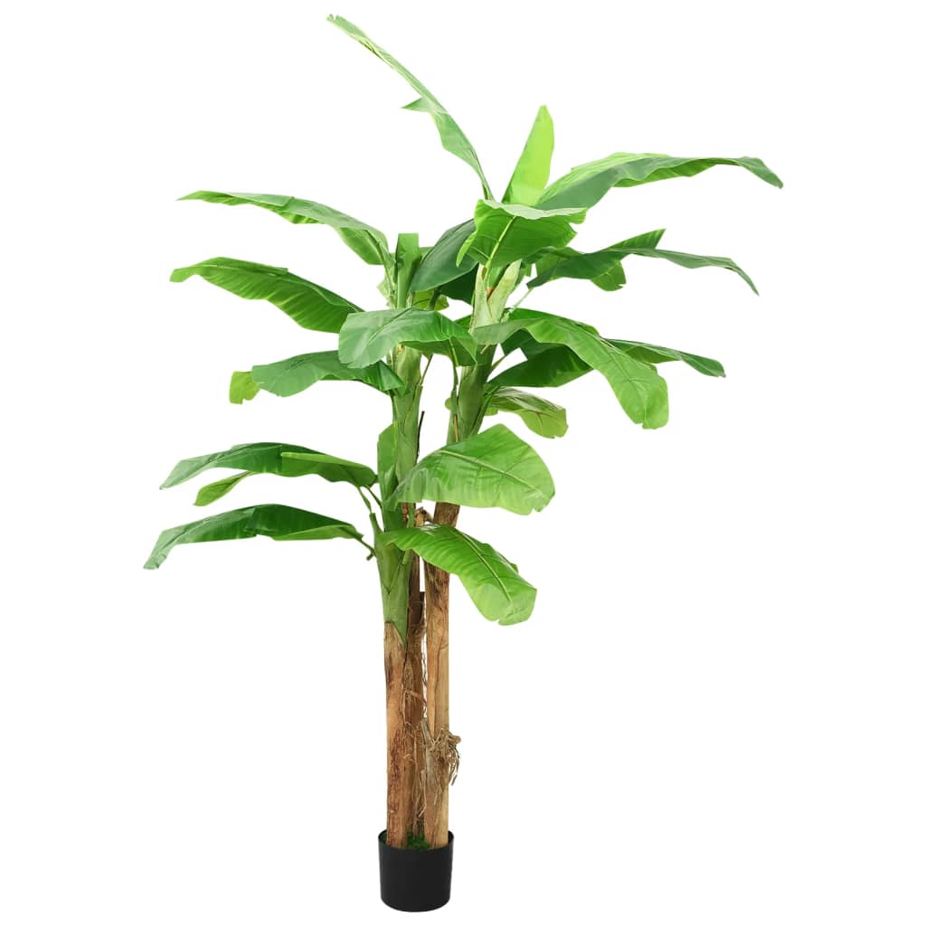 Künstlicher Bananenbaum mit Topf 180 cm Grün