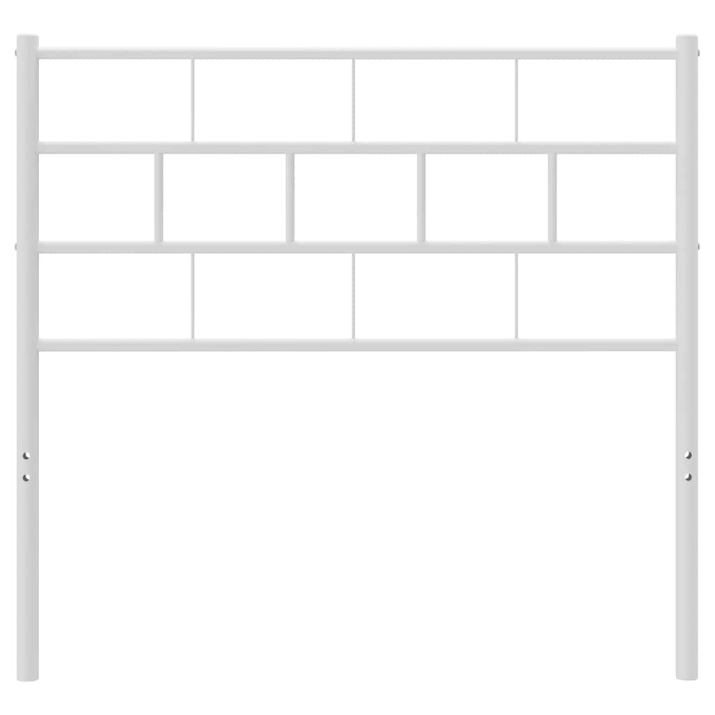 Ersatz-Kopfteil Metall Schwarz 100 cm