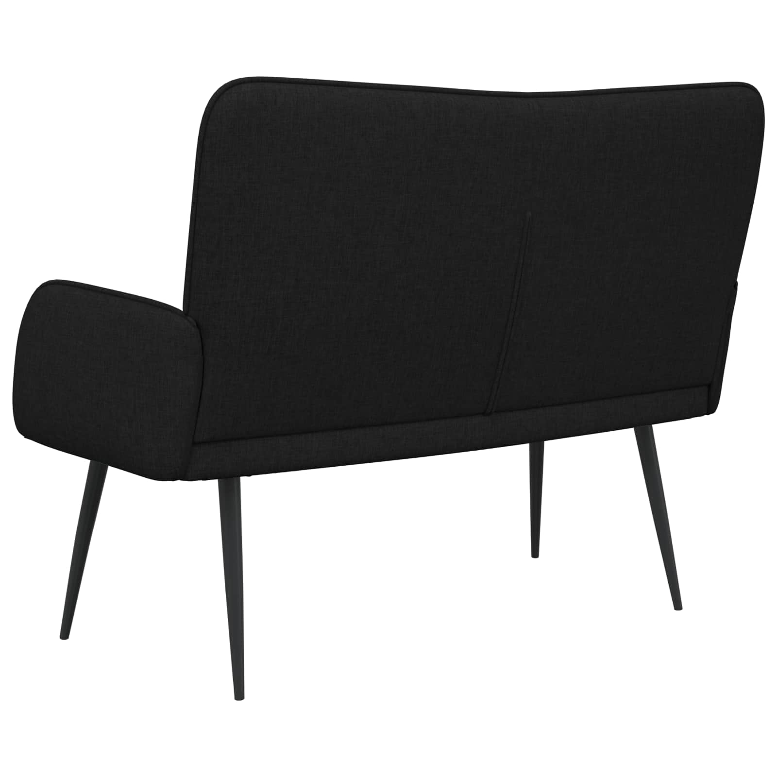 2-Sitzer Sofa Hellgrau 115 x 61 x 87 cm Stoff