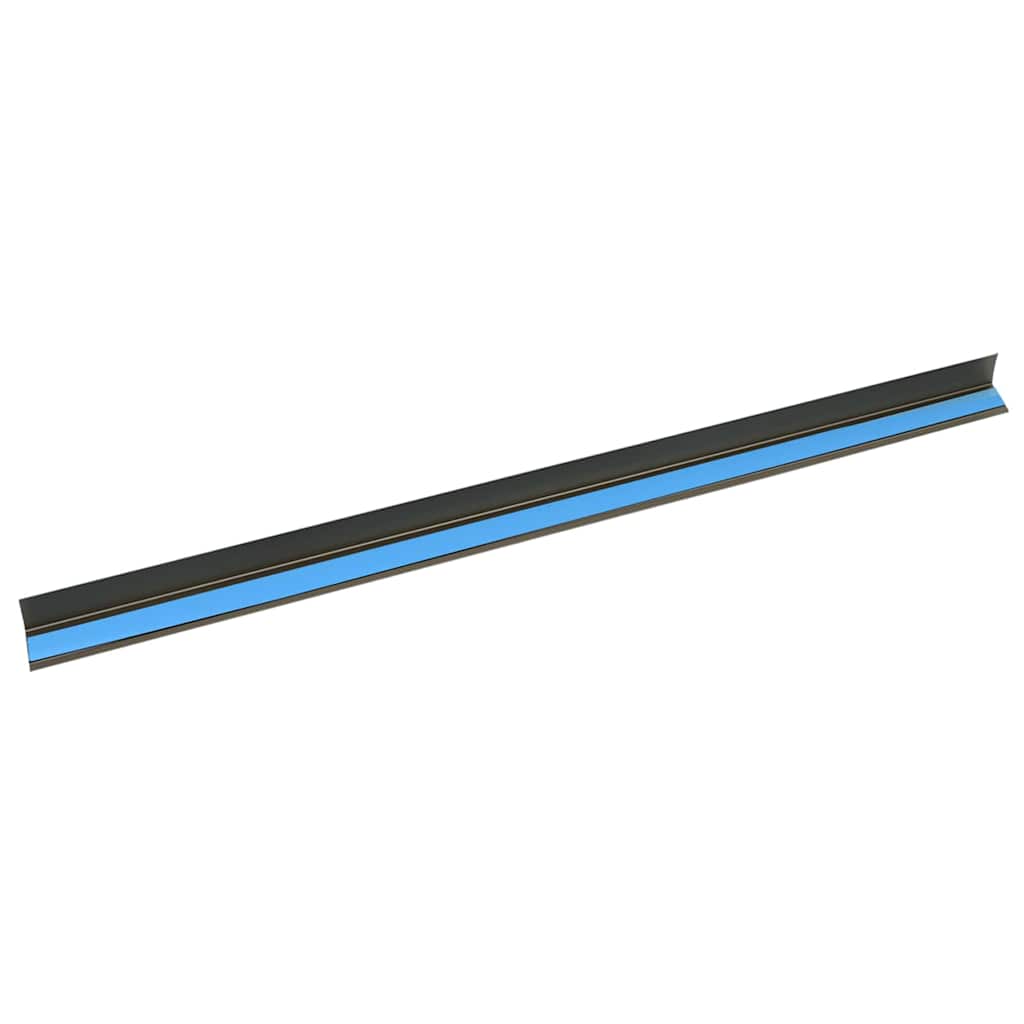 Treppenkantenprofile in L-Form 15 Stk. Aluminium 90 cm Silbern