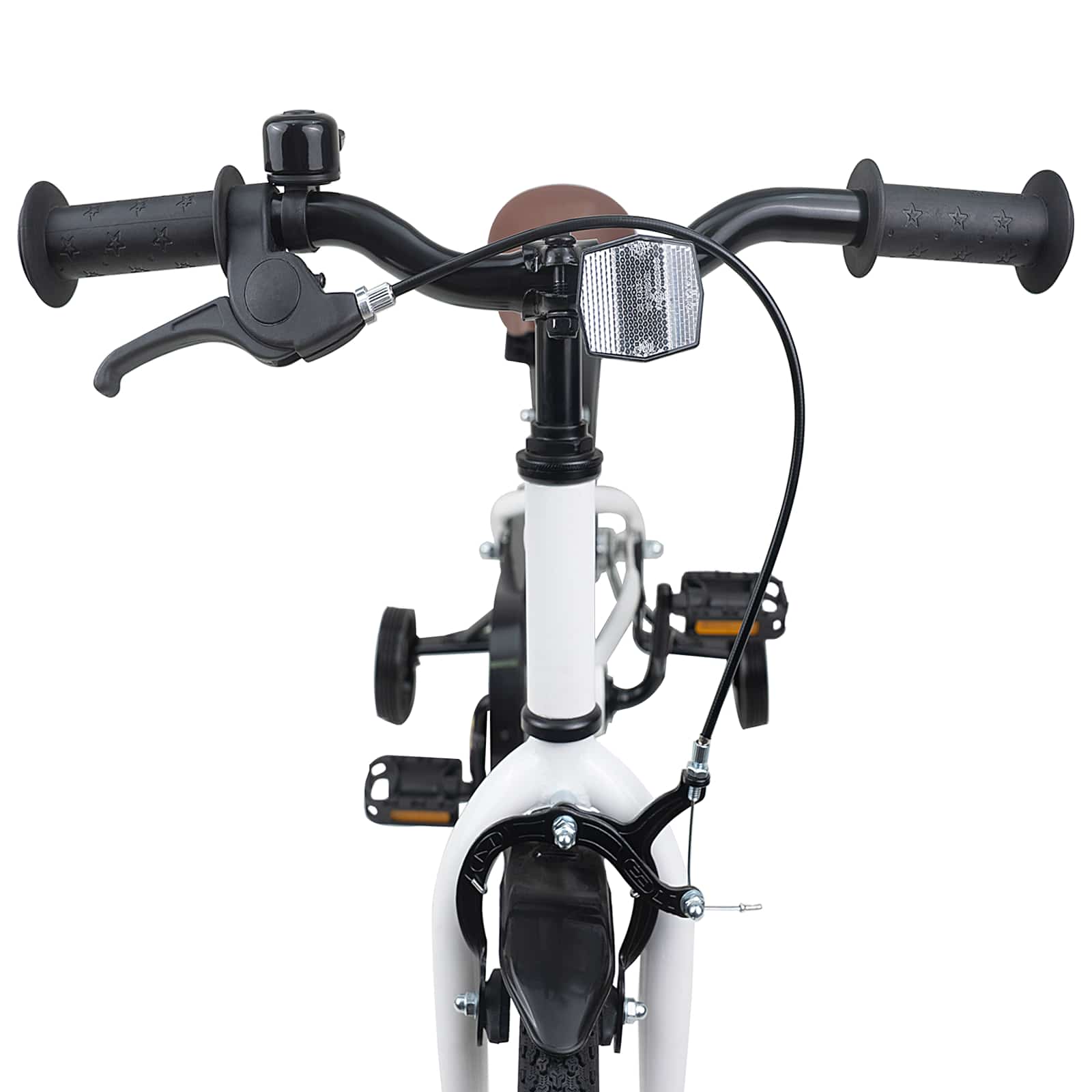 Kinderfahrrad 12 Zoll für 2-4 Jahre alt Schwarz