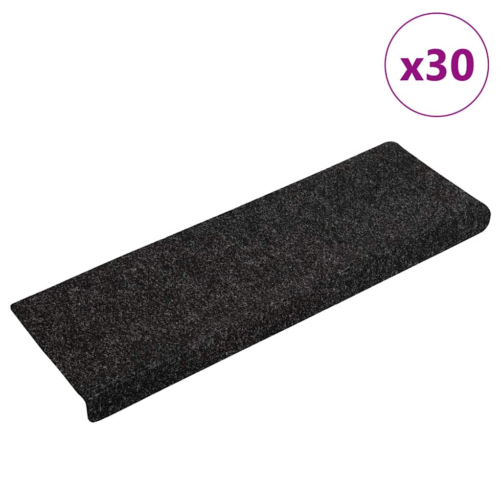 Stufenmatten Selbstklebend 15 Stk. 65x21x4 cm Hellbraun Rechteckiger Rand